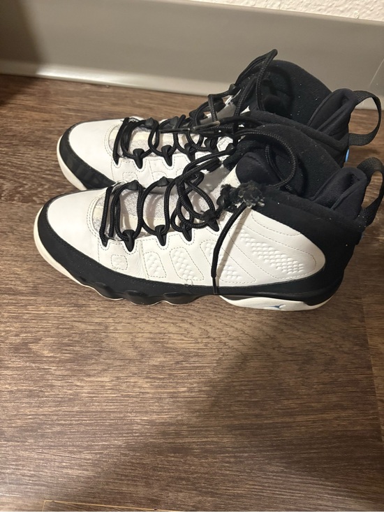Jordan Shoes - Jordan Black and White High-Top Sneakers